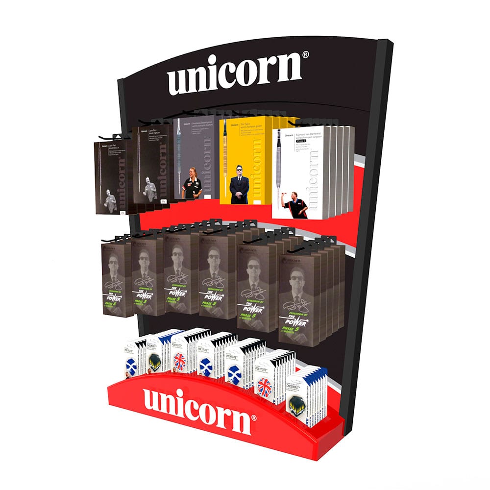 A smart countertop display for darts