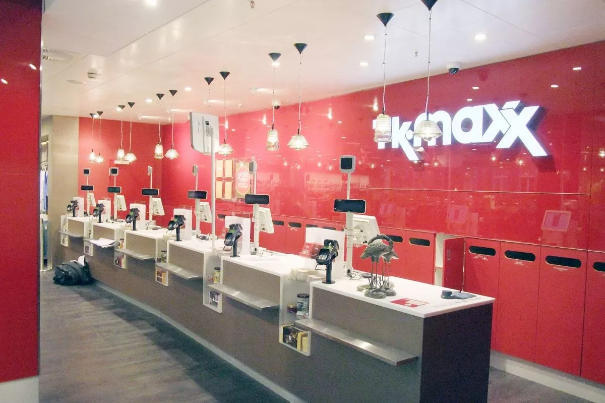 a cash desk for a fashion retailer