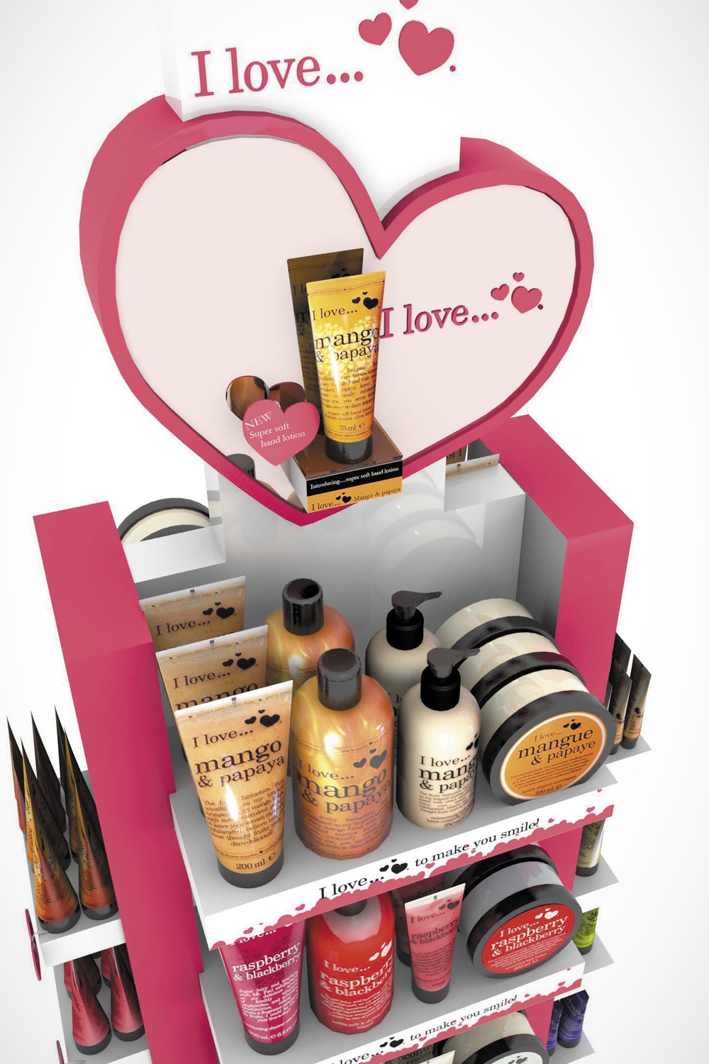 Cosmetics product POS display