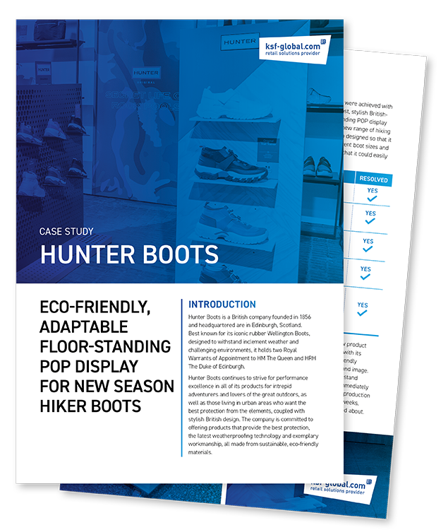 Hunter boots case study demonstrating how a new product launch can run succesfully