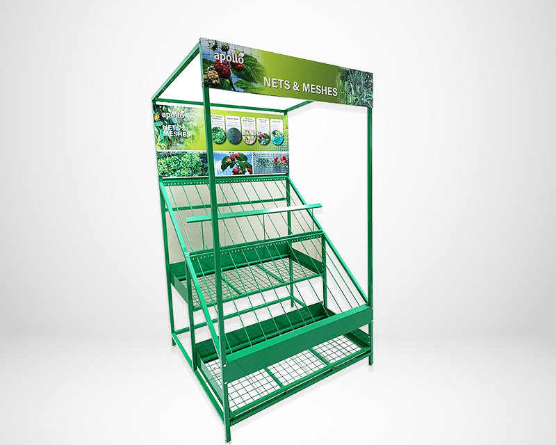 Unique POS display stand for a rucksack