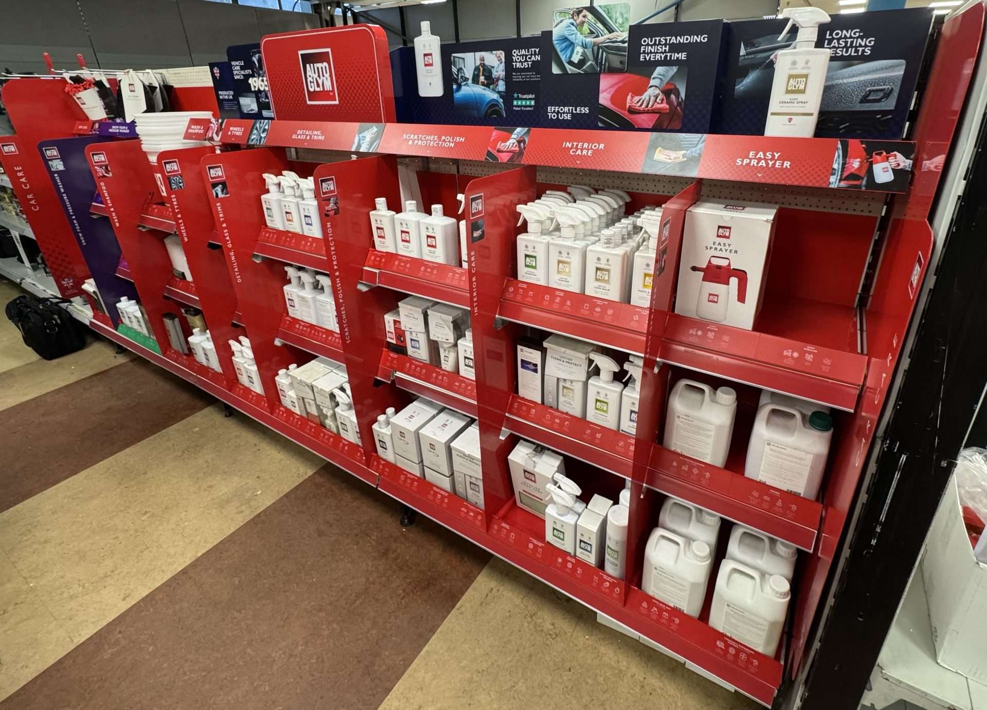 Mosaique in-store display